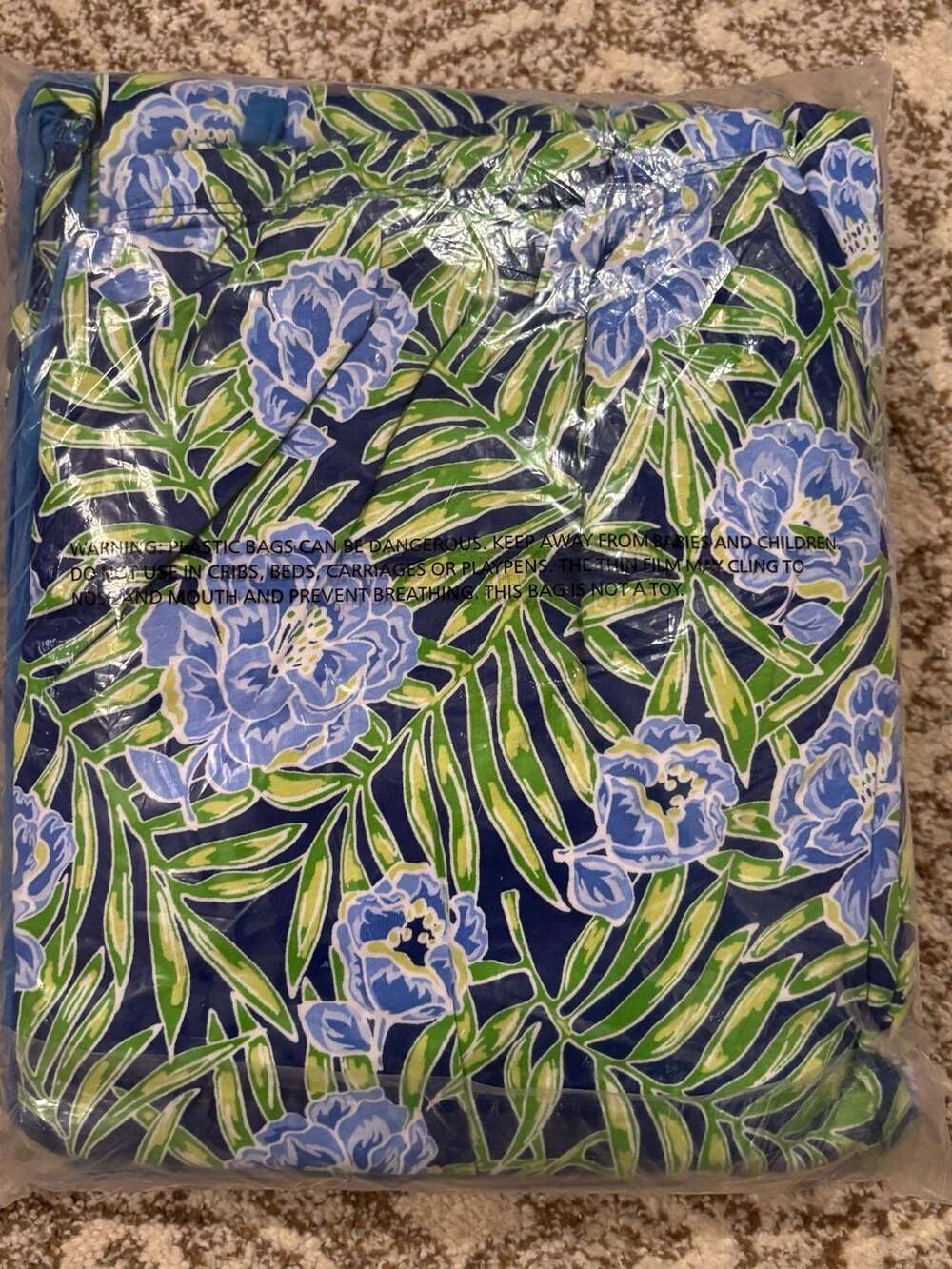 Carole Hochman Heavenly Soft 3-Piece Pajama Set Size 2X Blue